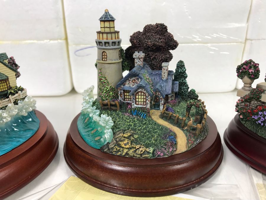 thomas kinkade disney figurines