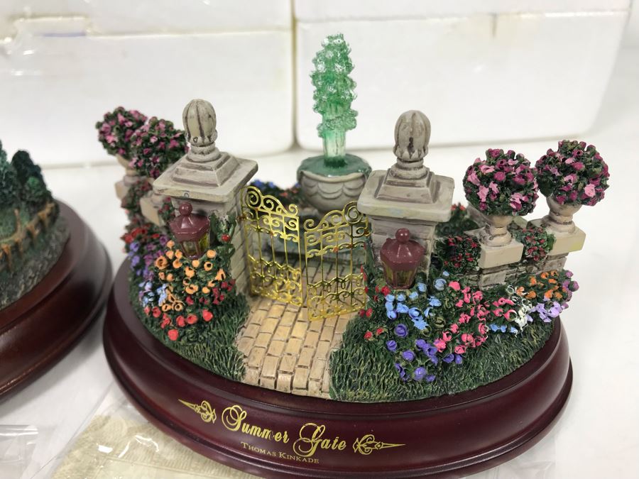 (4) Thomas Kinkade Hawthorne Village Limited Edition Figurines [Photo 4]