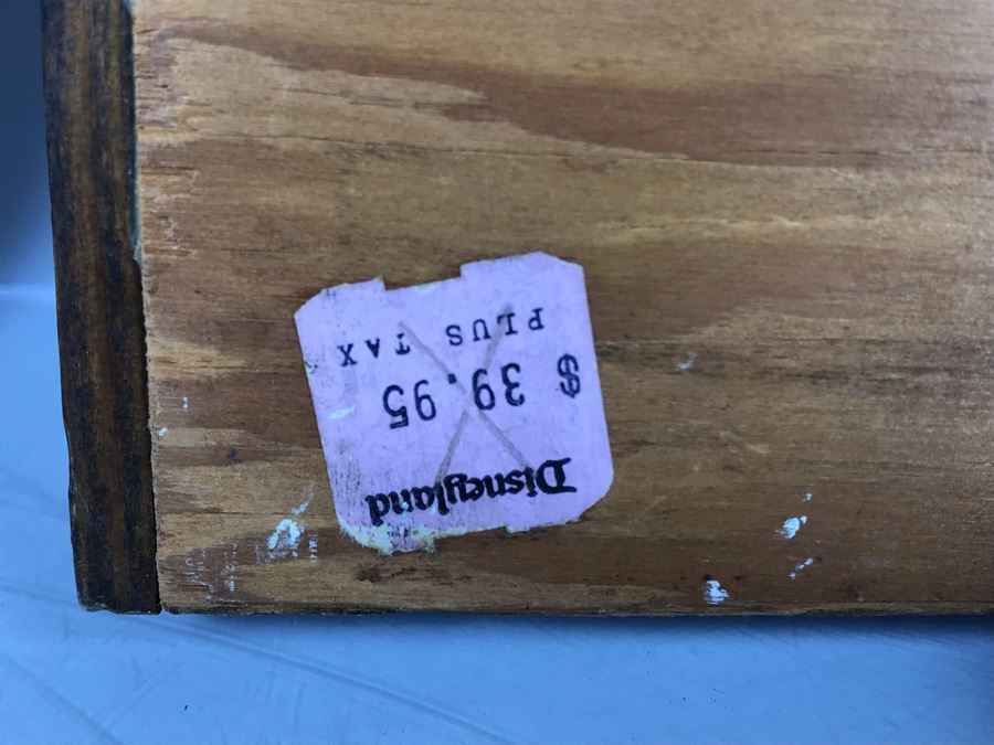 (2) Vintage Hanging Printer Drawers Letterpress Trays Wall Display - One With Disneyland Price Tag 32 X 17 And 17 X 10 [Photo 5]