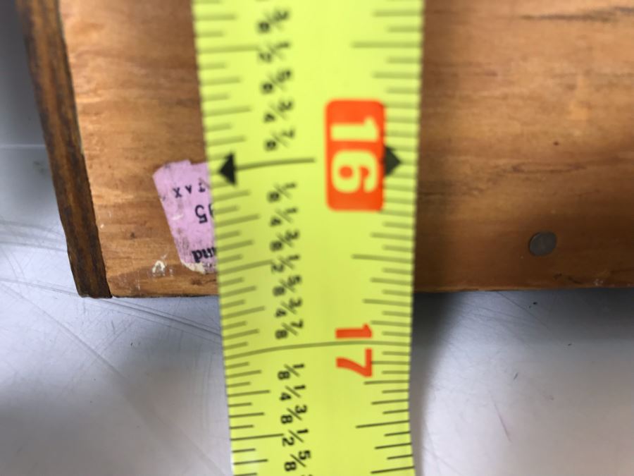 (2) Vintage Hanging Printer Drawers Letterpress Trays Wall Display - One With Disneyland Price Tag 32 X 17 And 17 X 10 [Photo 11]