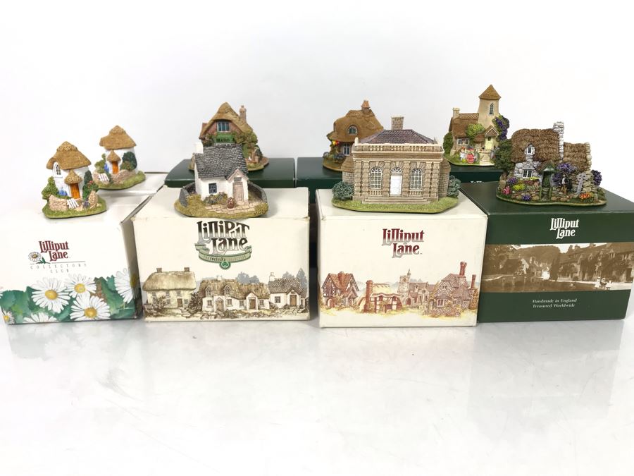 (8) Lilliput Lane Cottages With Boxes [Photo 2]
