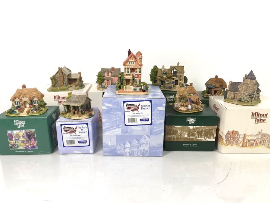 (9) Lilliput Lane Cottages With Boxes [Photo 2]