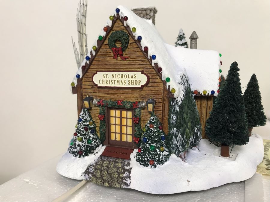 thomas kinkade fairy garden village collection