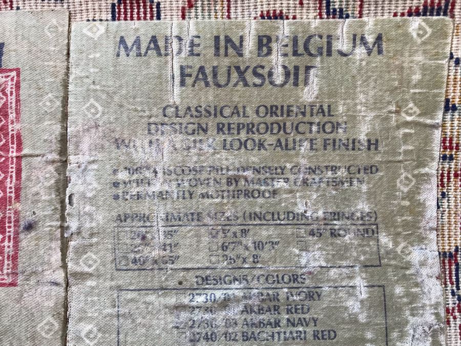 Akbar Belgium Classical Oriental Design Synthetic Area Rug 5' X 8' [Photo 12]