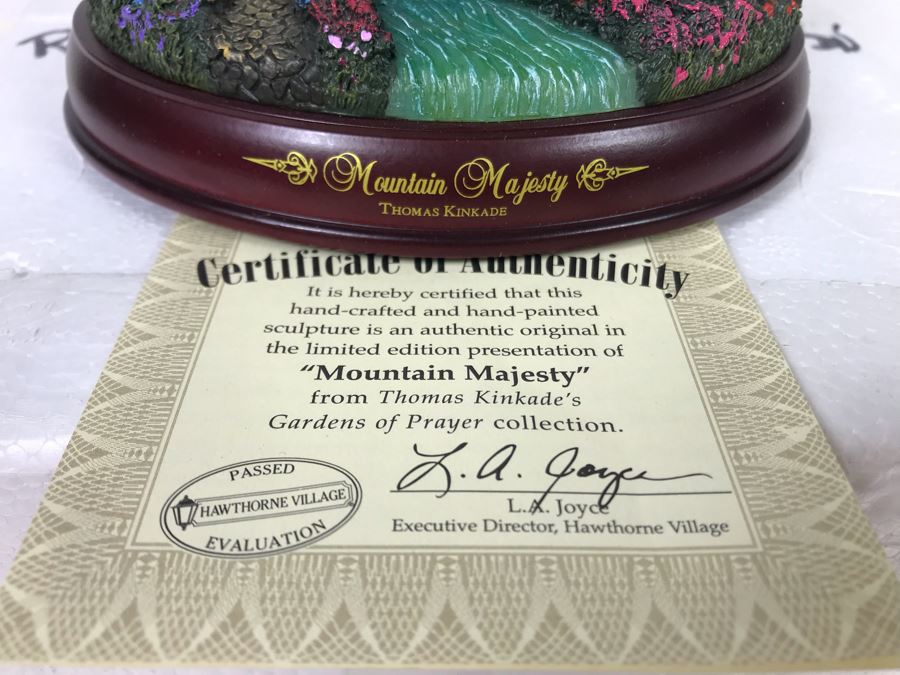 (3) Thomas Kinkade Hawthorne Village Limited Edition Figurines [Photo 3]