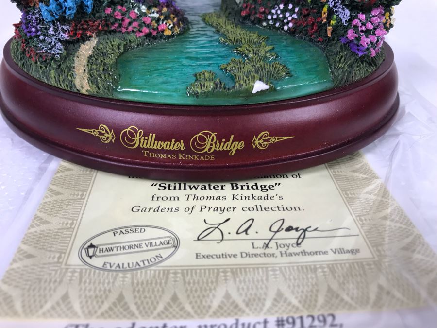 (3) Thomas Kinkade Hawthorne Village Limited Edition Figurines [Photo 8]
