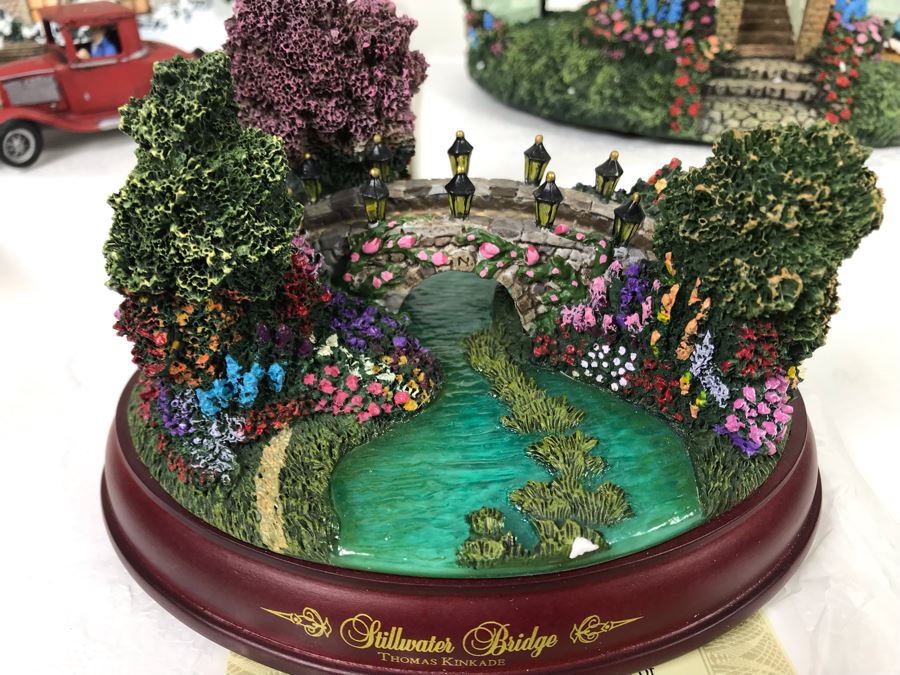 (3) Thomas Kinkade Hawthorne Village Limited Edition Figurines [Photo 7]