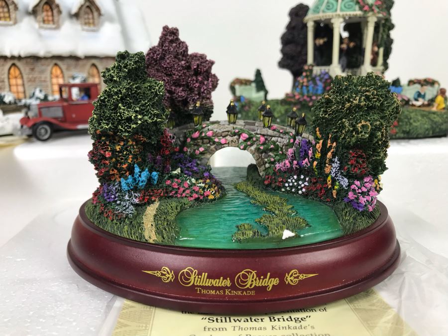 (3) Thomas Kinkade Hawthorne Village Limited Edition Figurines [Photo 6]