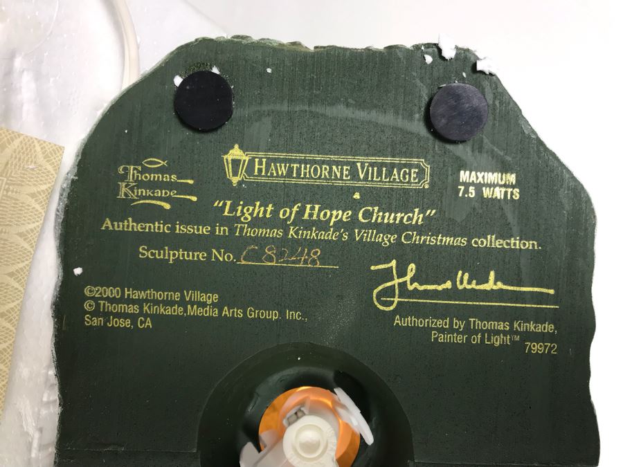 (3) Thomas Kinkade Hawthorne Village Limited Edition Figurines [Photo 14]