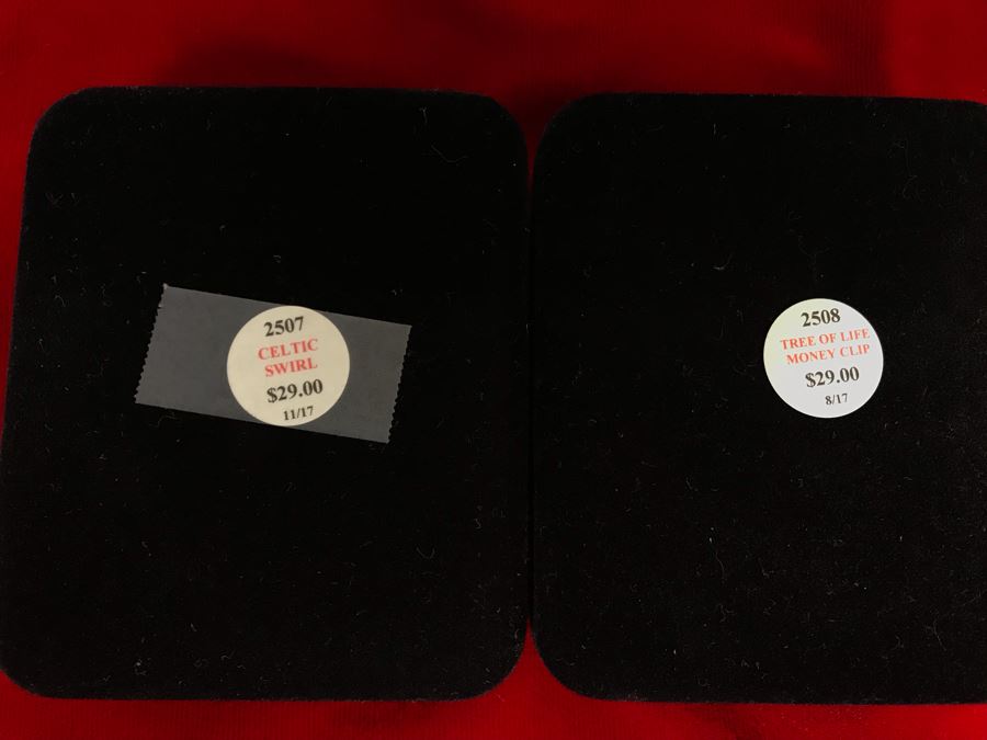Pair Of Robert Emmet Irish Money Clips [Photo 3]