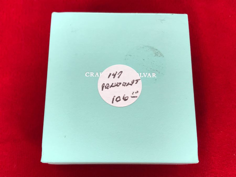 New Sterling Silver Claddagh Pendant With Sterling Silver Chain Failte Crafted By Solvar Retails $106 [Photo 9]