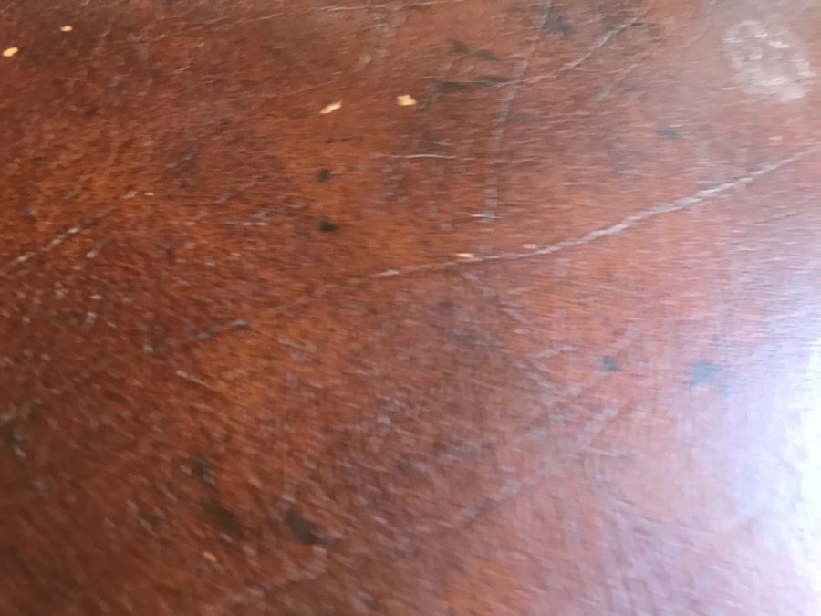 Leather Wrapped Console Entry Table 56W X 17D X 33H [Photo 9]