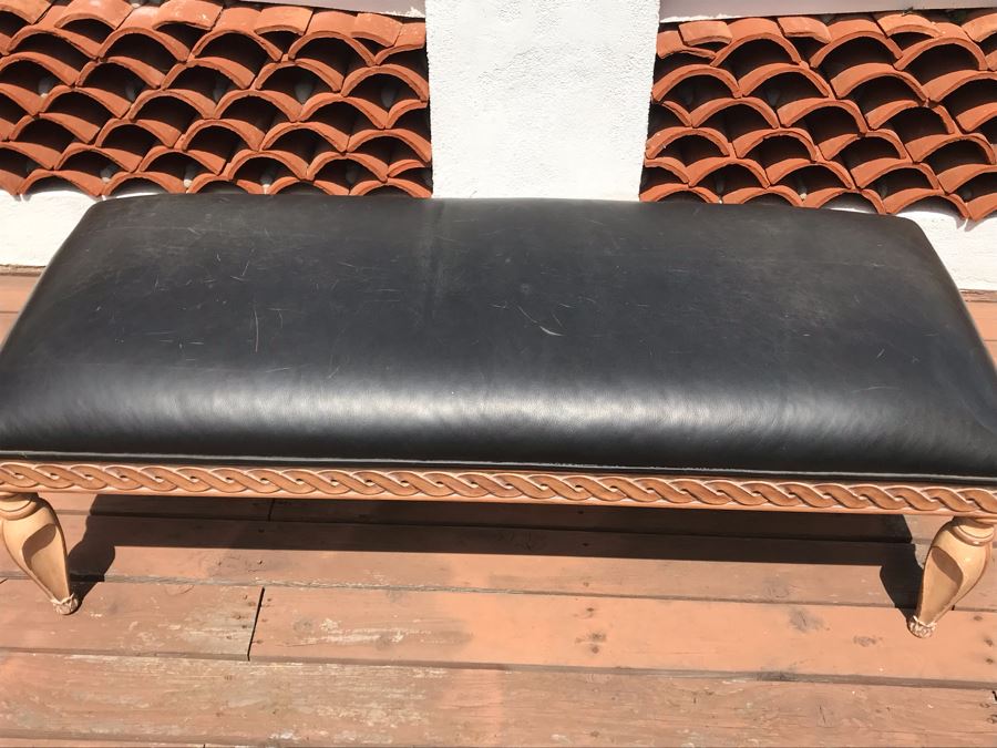 Kreiss Collection Wooden Long Bench 60W X 27D X 21H [Photo 3]