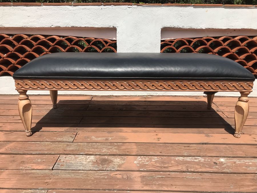 Kreiss Collection Wooden Long Bench 60W X 27D X 21H [Photo 2]