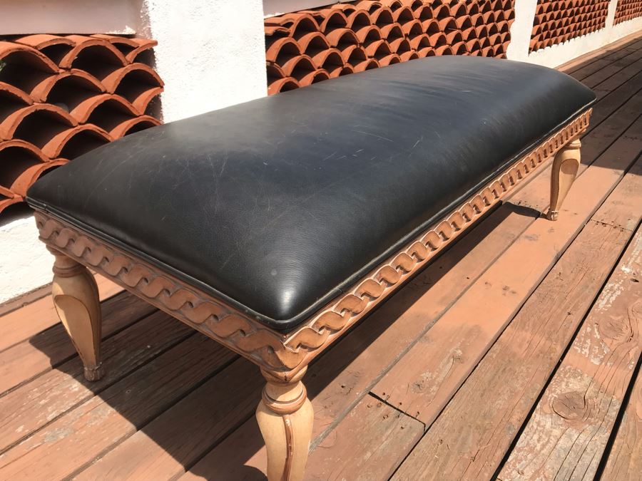 Kreiss Collection Wooden Long Bench 60W X 27D X 21H [Photo 5]