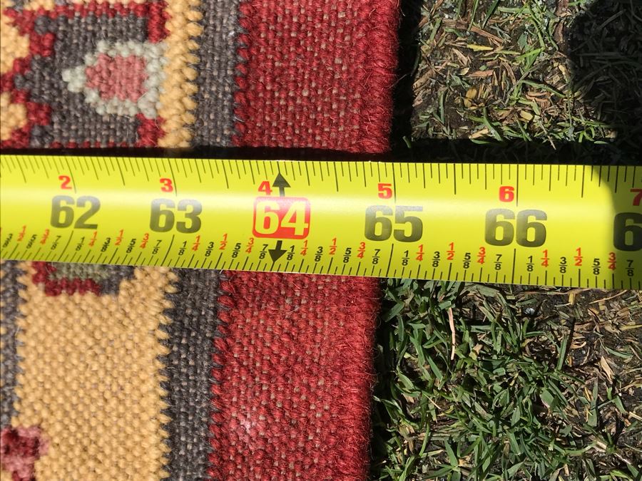 Hand Knotted Wool Area Rug 65W X 102L [Photo 9]