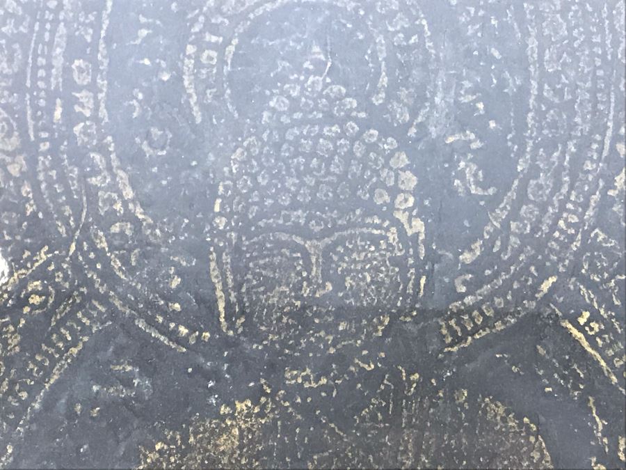 Signed Asian Buddha Artwork In Nice Frame 20W X 32H [Photo 11]