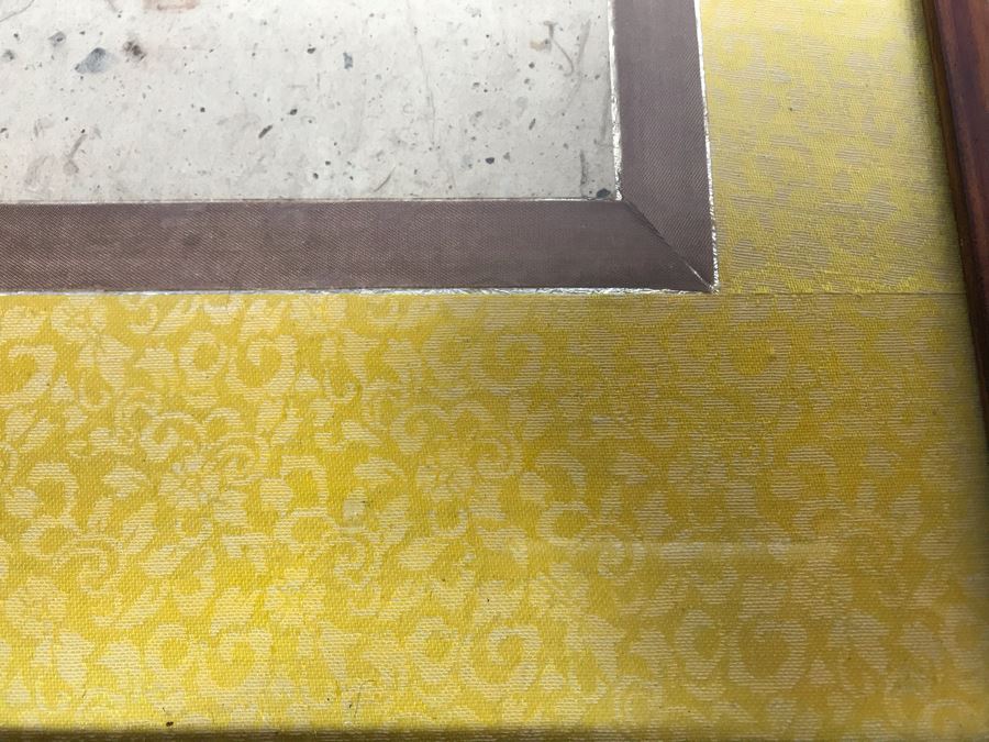 Signed Asian Buddha Artwork In Nice Frame 20W X 32H [Photo 17]