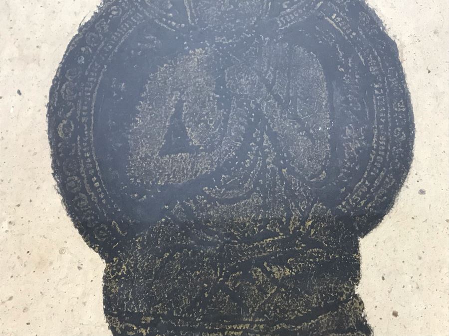 Signed Asian Buddha Artwork In Nice Frame 20W X 32H [Photo 8]