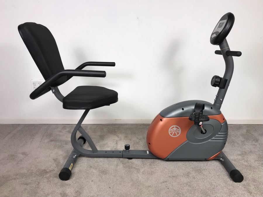 Marcy Recumbent Exercise Bike with Resistance ME-709 