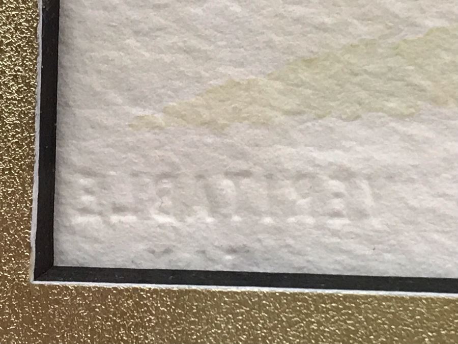 Framed Original Watercolor Painting Of Fruit Signed Sweet 22 X 18 [Photo 9]