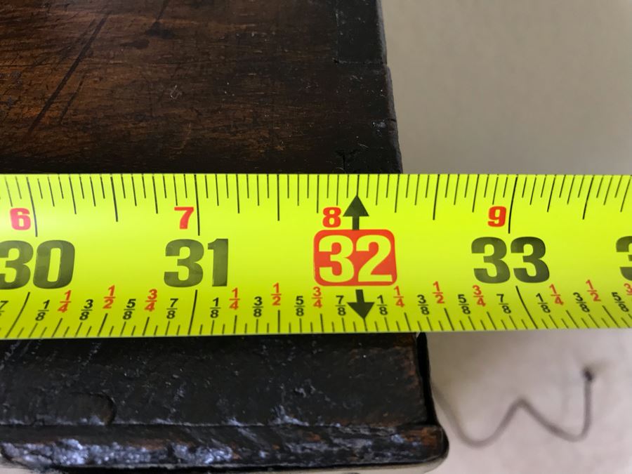 Stunning Antique Korean Cabinet With Brass Hardware 32.5W X 14D X 29H [Photo 15]