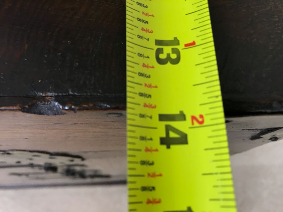 Stunning Antique Korean Cabinet With Brass Hardware 32.5W X 14D X 29H [Photo 16]