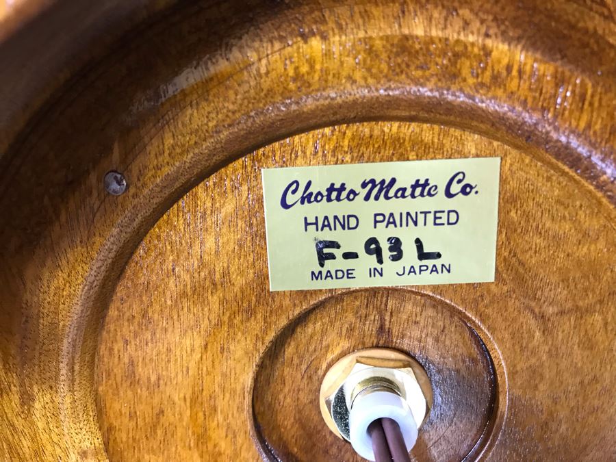 Pair Of Japanese Imari Hand Painted Porcelain Table Lamps [Photo 10]