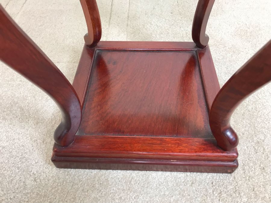 Vintage Chinese Wooden Stand 10W X 16.5H [Photo 10]