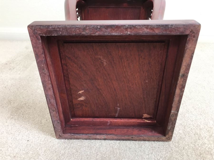 Vintage Chinese Wooden Stand 10W X 16.5H [Photo 11]