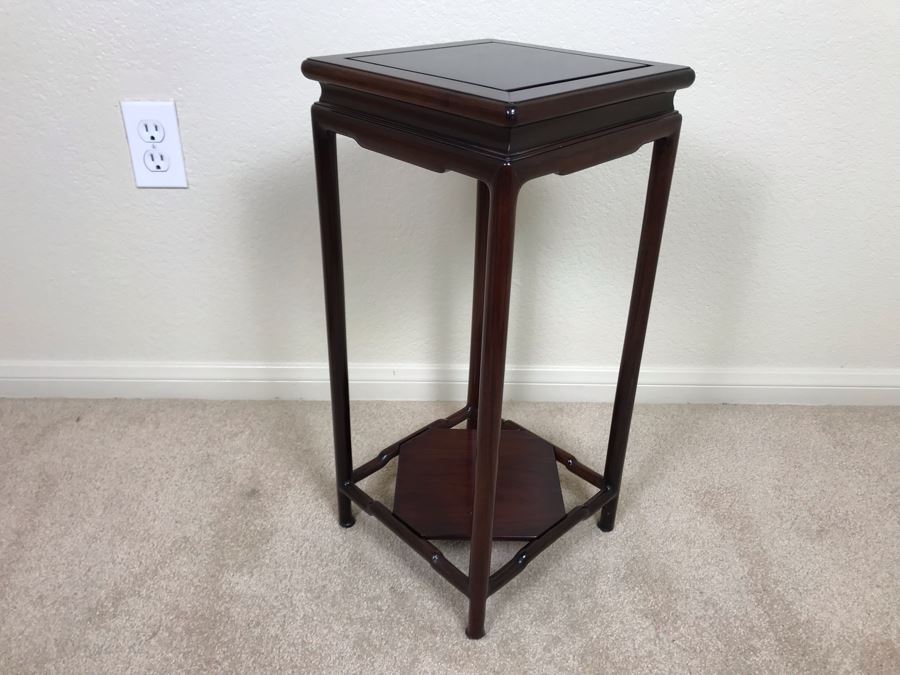 Chinese Rosewood 2-Tier Stand 10W X 21H [Photo 9]