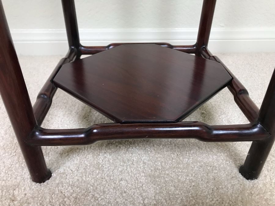 Chinese Rosewood 2-Tier Stand 10W X 21H [Photo 5]