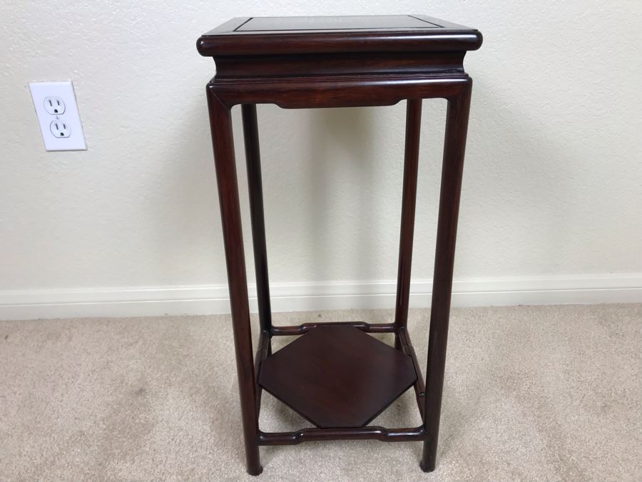 Chinese Rosewood 2-Tier Stand 10W X 21H [Photo 3]