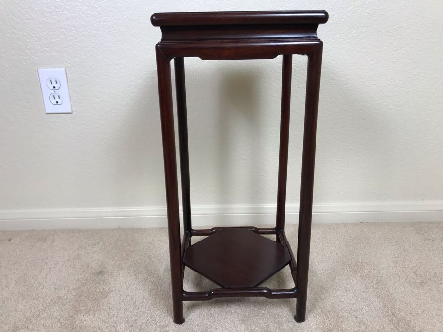 Chinese Rosewood 2-Tier Stand 10W X 21H [Photo 4]