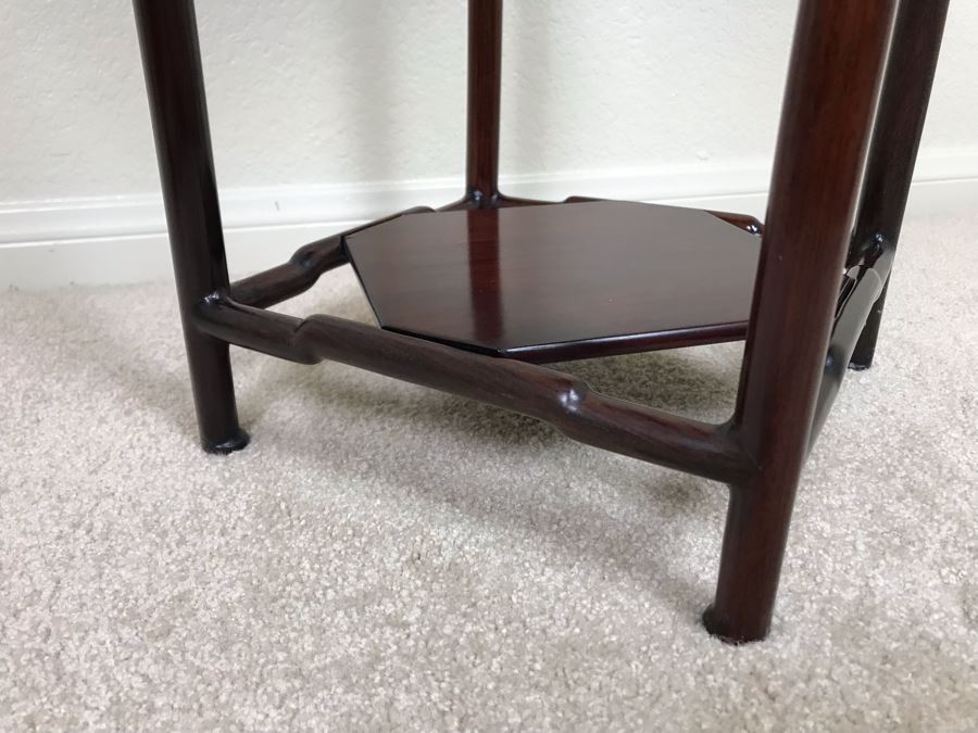 Chinese Rosewood 2-Tier Stand 10W X 21H [Photo 11]