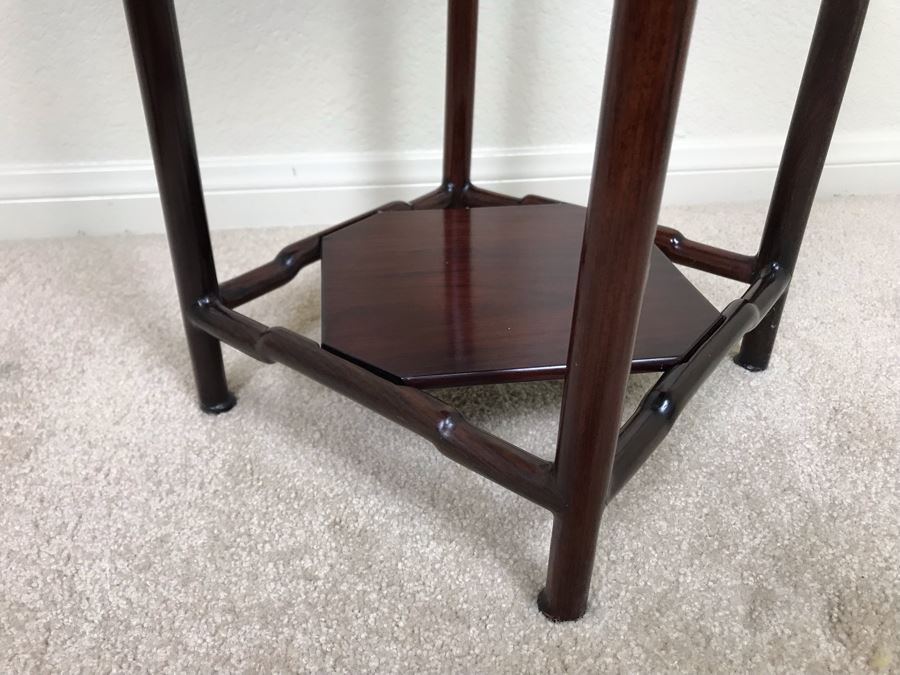 Chinese Rosewood 2-Tier Stand 10W X 21H [Photo 10]