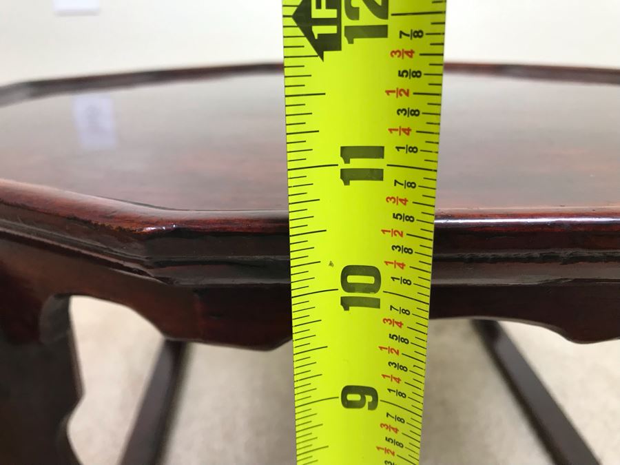 Vintage Handmade Asian Wooden Stand 18W X 10.5H [Photo 22]
