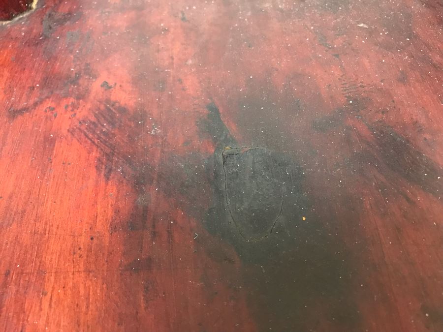 Vintage Handmade Asian Wooden Stand 18W X 10.5H [Photo 18]