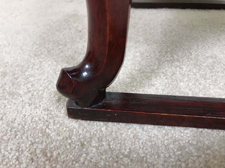 Vintage Handmade Asian Wooden Stand 18W X 10.5H [Photo 13]