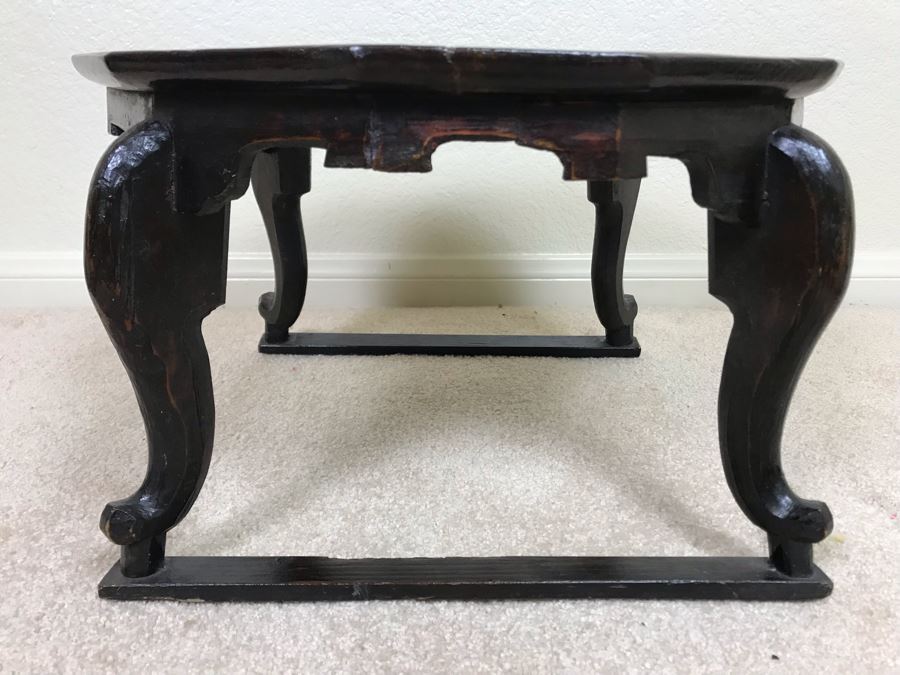 Vintage Handmade Asian Wooden Stand 16W X 9.5H [Photo 11]