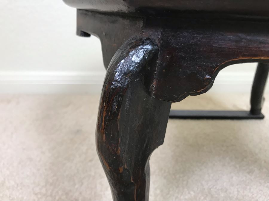 Vintage Handmade Asian Wooden Stand 16W X 9.5H [Photo 12]