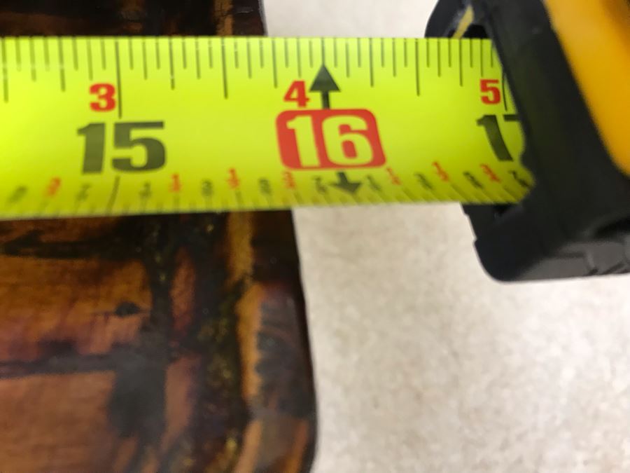 Vintage Handmade Asian Wooden Stand 16W X 9.5H [Photo 18]