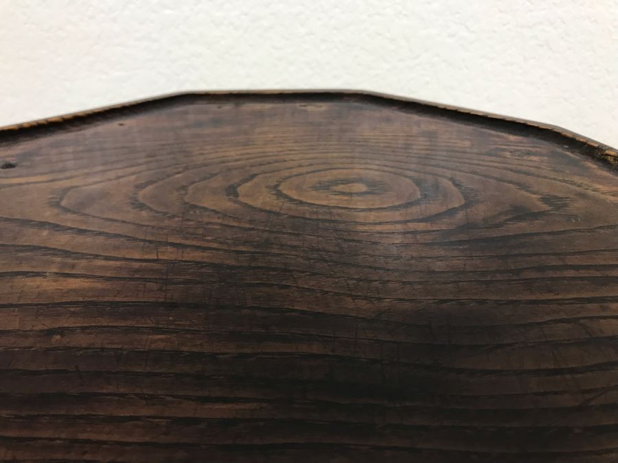 Vintage Handmade Asian Wooden Stand 16W X 9.5H [Photo 7]