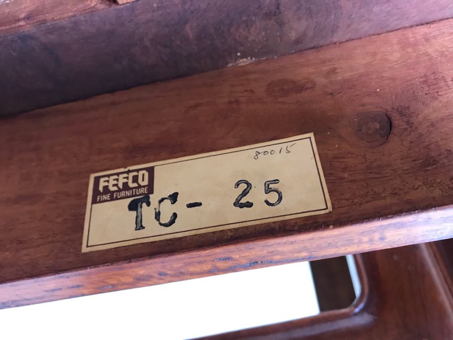 Pair Of Chinese Hong Kong Wooden Side Tables 20W X 16H [Photo 18]