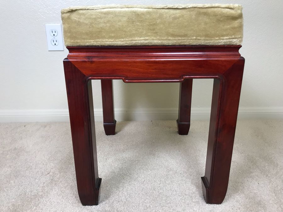 Vintage Chinese Seat Stool 18W X 14D X 18H [Photo 6]