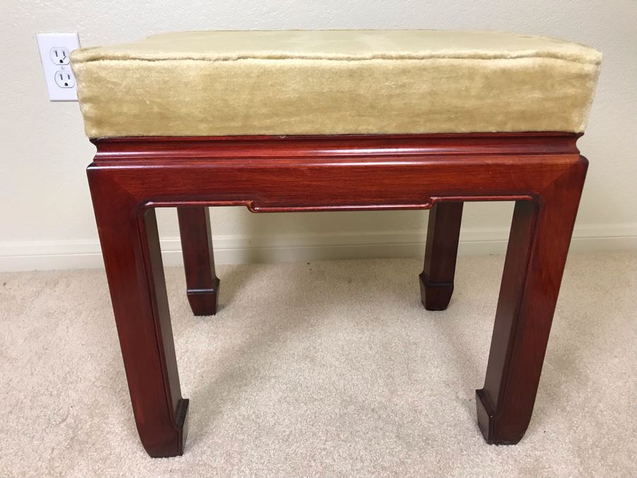 Vintage Chinese Seat Stool 18W X 14D X 18H [Photo 7]