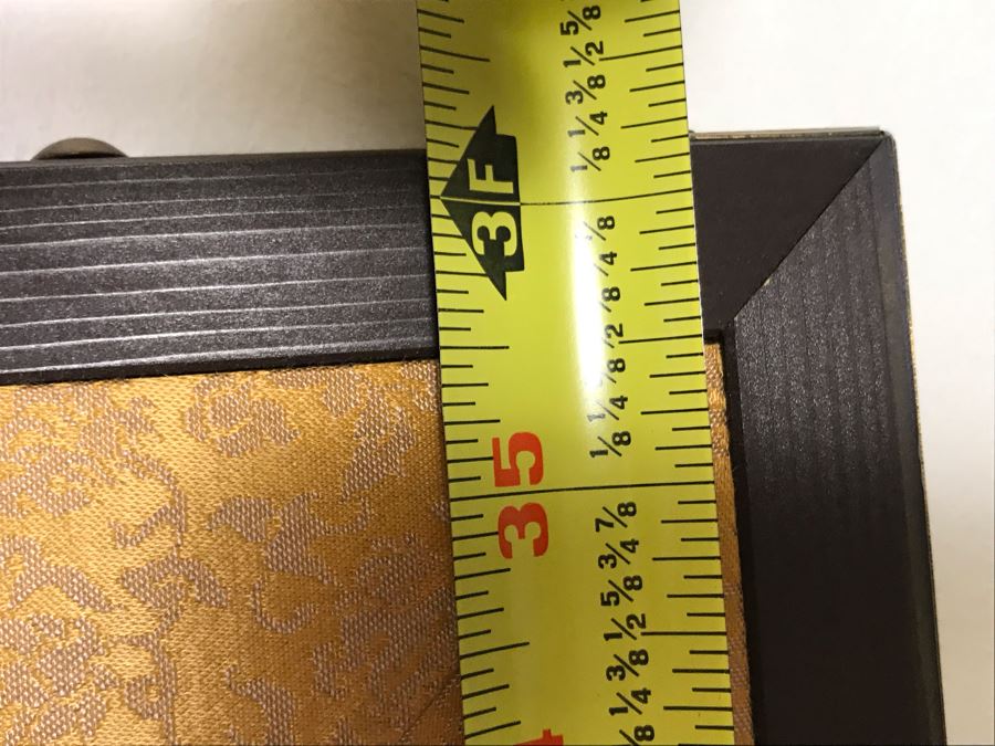 Vintage Signed Original Gold Leaf Screen Landscape Painting Excellent Condition 66W X 36H [Photo 18]