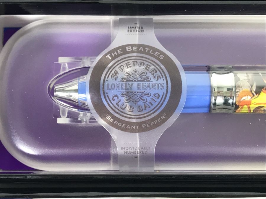 (3) New Limited Edition The Beatles Collectible Pod Pens: The Beatles Yellow Submarine, Sgt. Peppers Lonely Hearts Club Band And The White Album [Photo 5]
