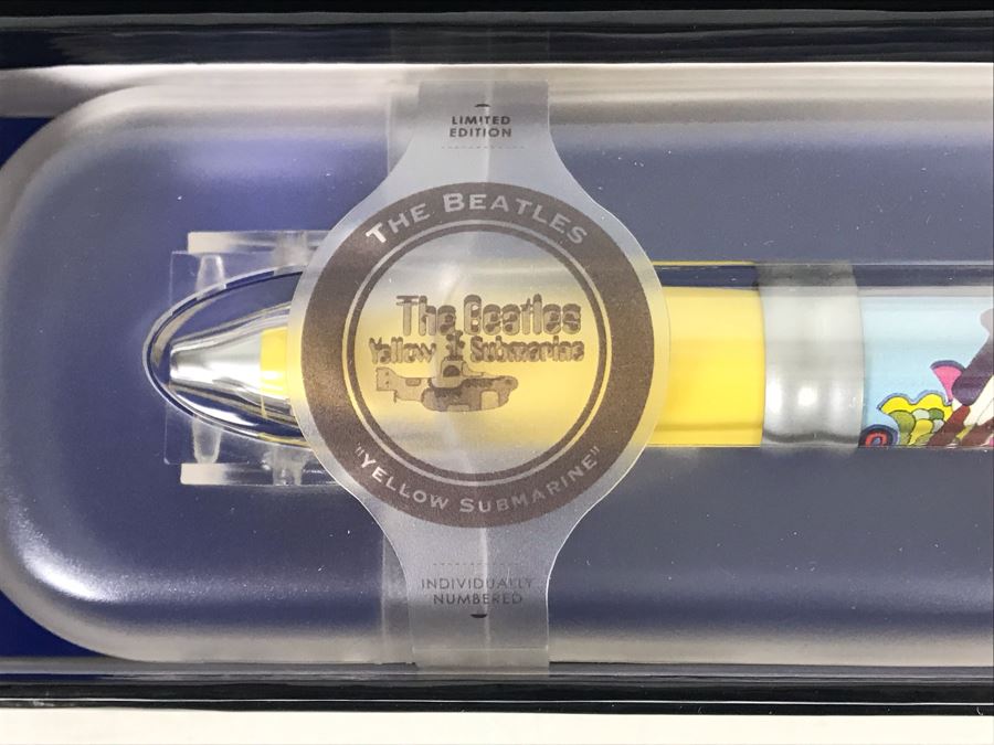 (3) New Limited Edition The Beatles Collectible Pod Pens: The Beatles Yellow Submarine, Sgt. Peppers Lonely Hearts Club Band And The White Album [Photo 3]