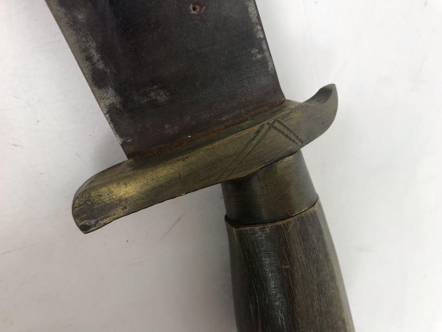 Pair Of Knives 12' And 10' Blade (One Is Chipaway Cutlery With Pakistan Blade) And Leather Bianchi S&W .44 Holster [Photo 9]